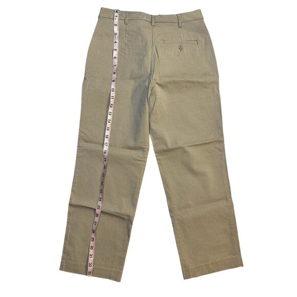 Express Stretch Khaki Dress Capri Pants Size 4 | 27W 18R | Tan Business Casual - Picture 4 of 7